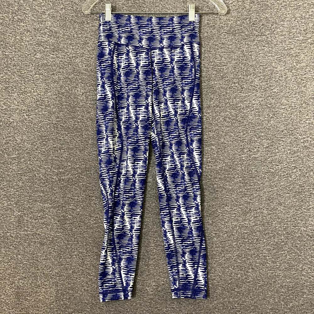 Vineyard Vines Performance Women's Size XXS Blue Print Activewear Leggings